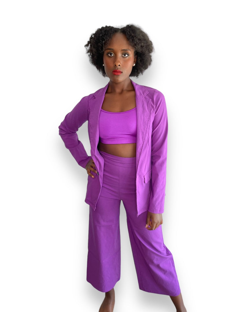 WIDE LEG SUIT PANTS