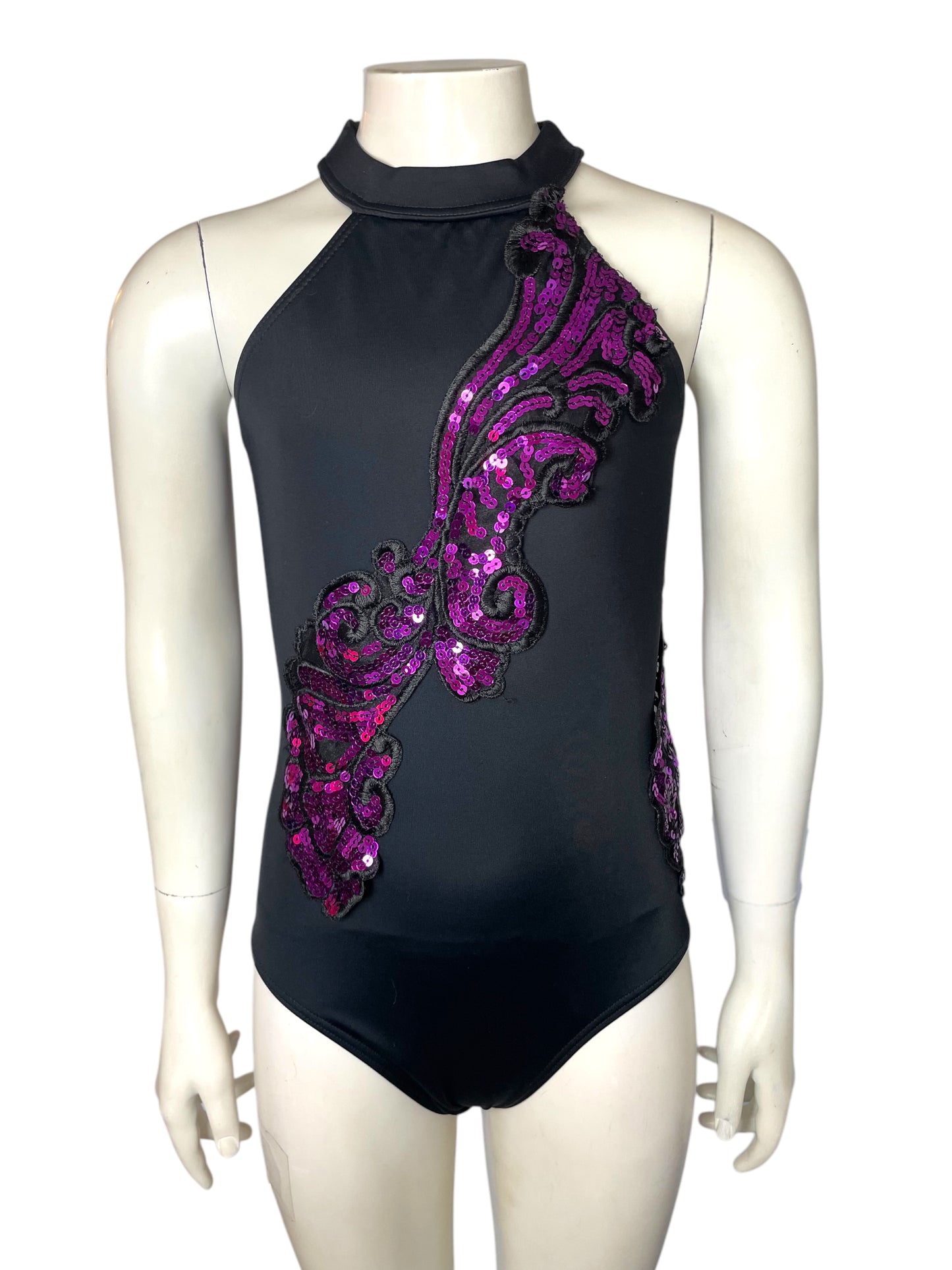 ILLUSION MESH BACK LEOTARD-9160 Customized