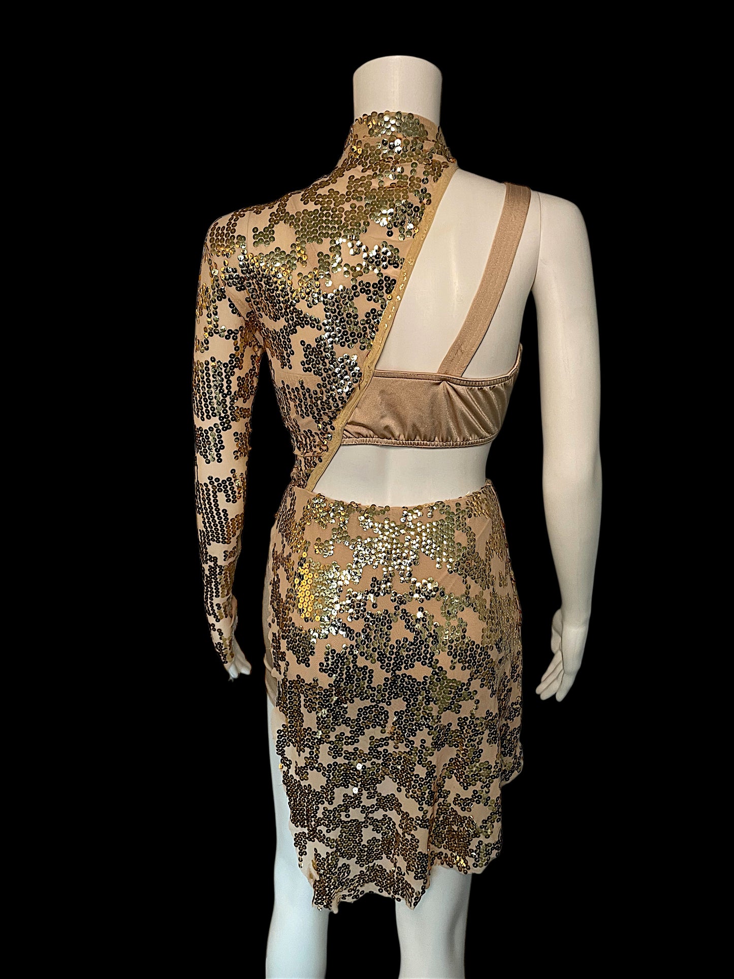 GOLD SEQUIN KELLE