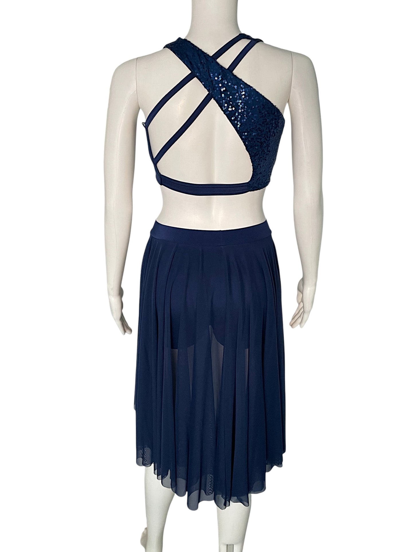 NAVY TWO PIECE