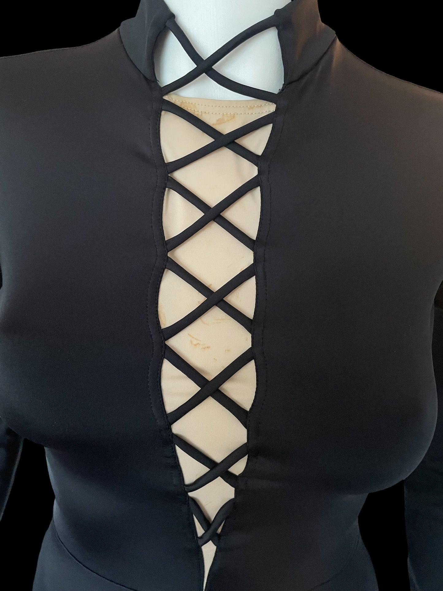 LATTICE FRONT LEOTARD-MT10481