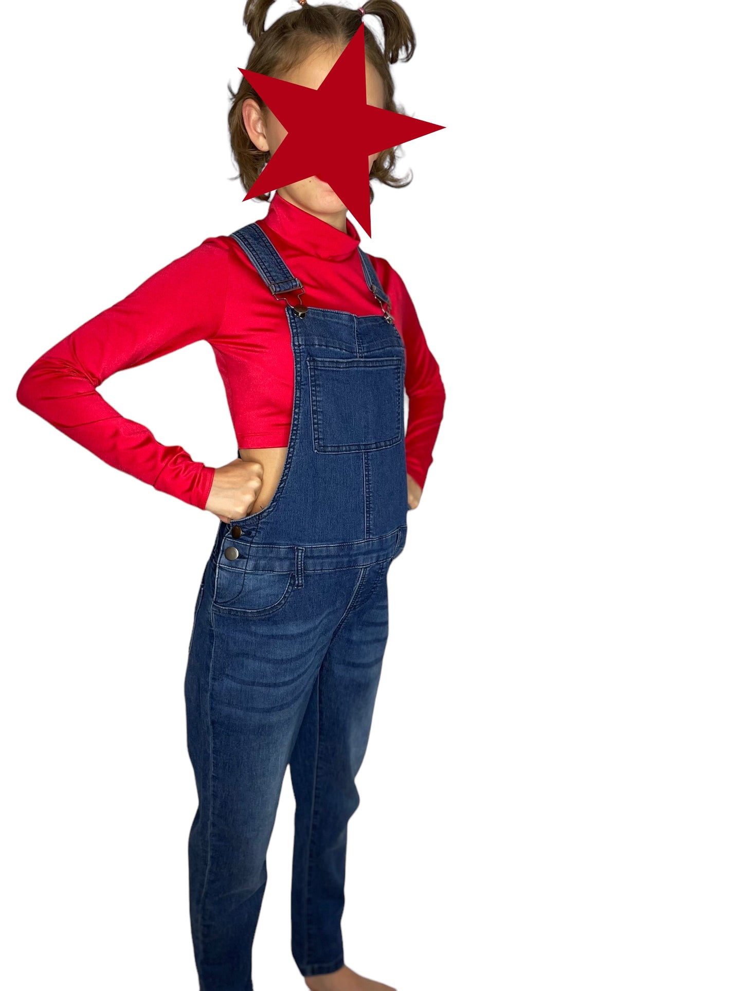 DENIM OVERALLS-ah11392