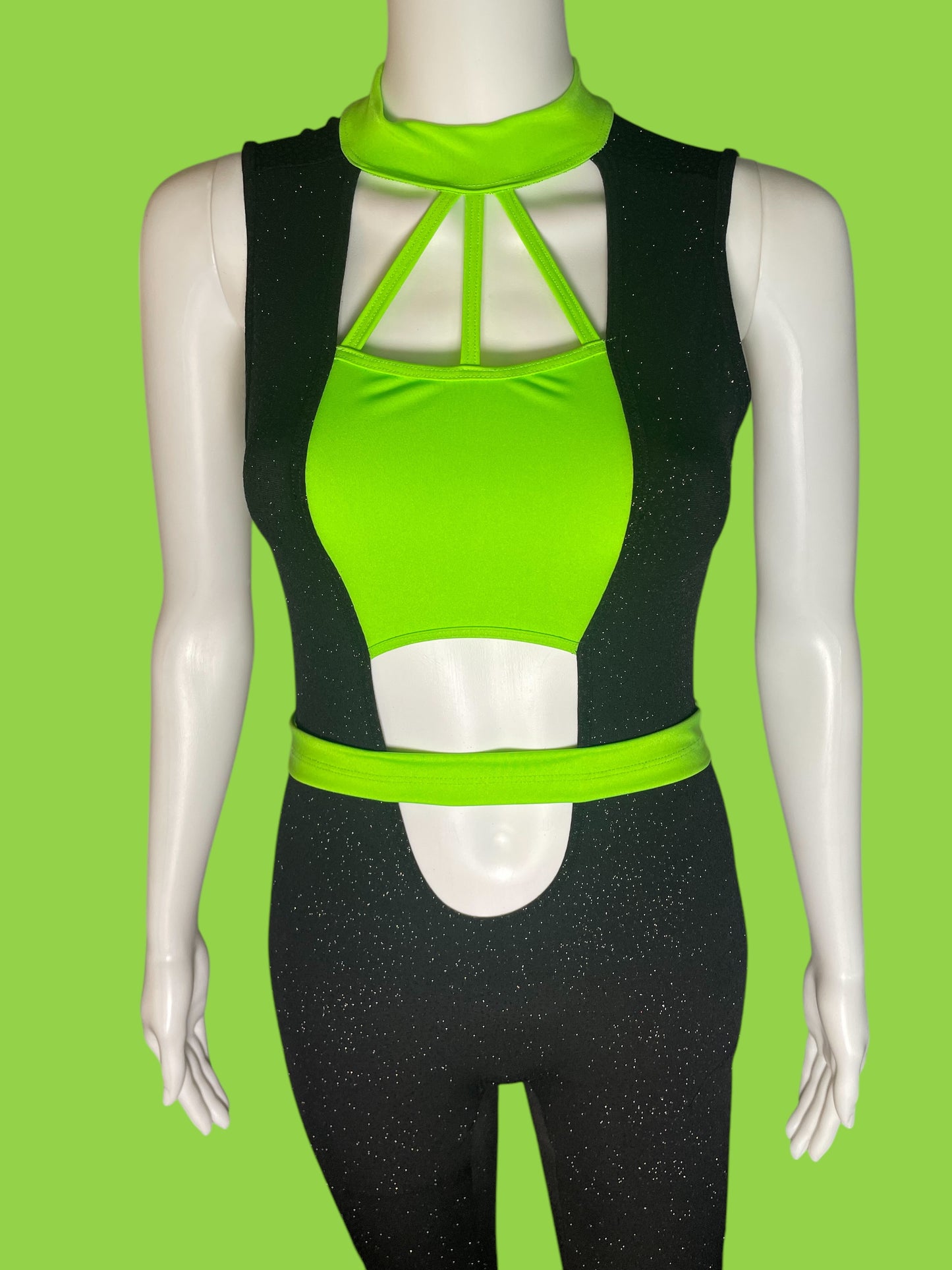 CUSTOM NEON SPARKLE UNITARD