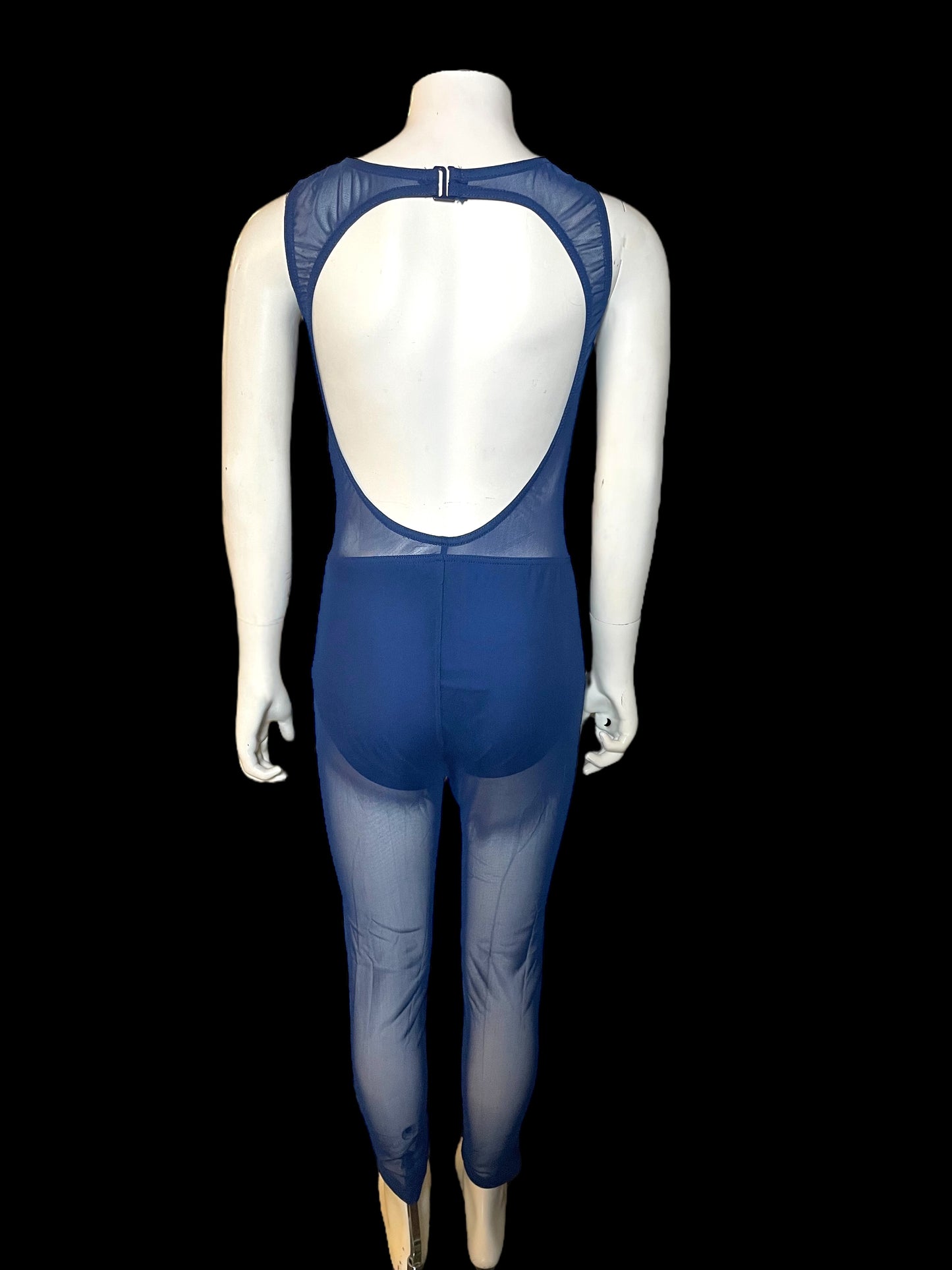 OPEN BACK MESH UNITARD-11422