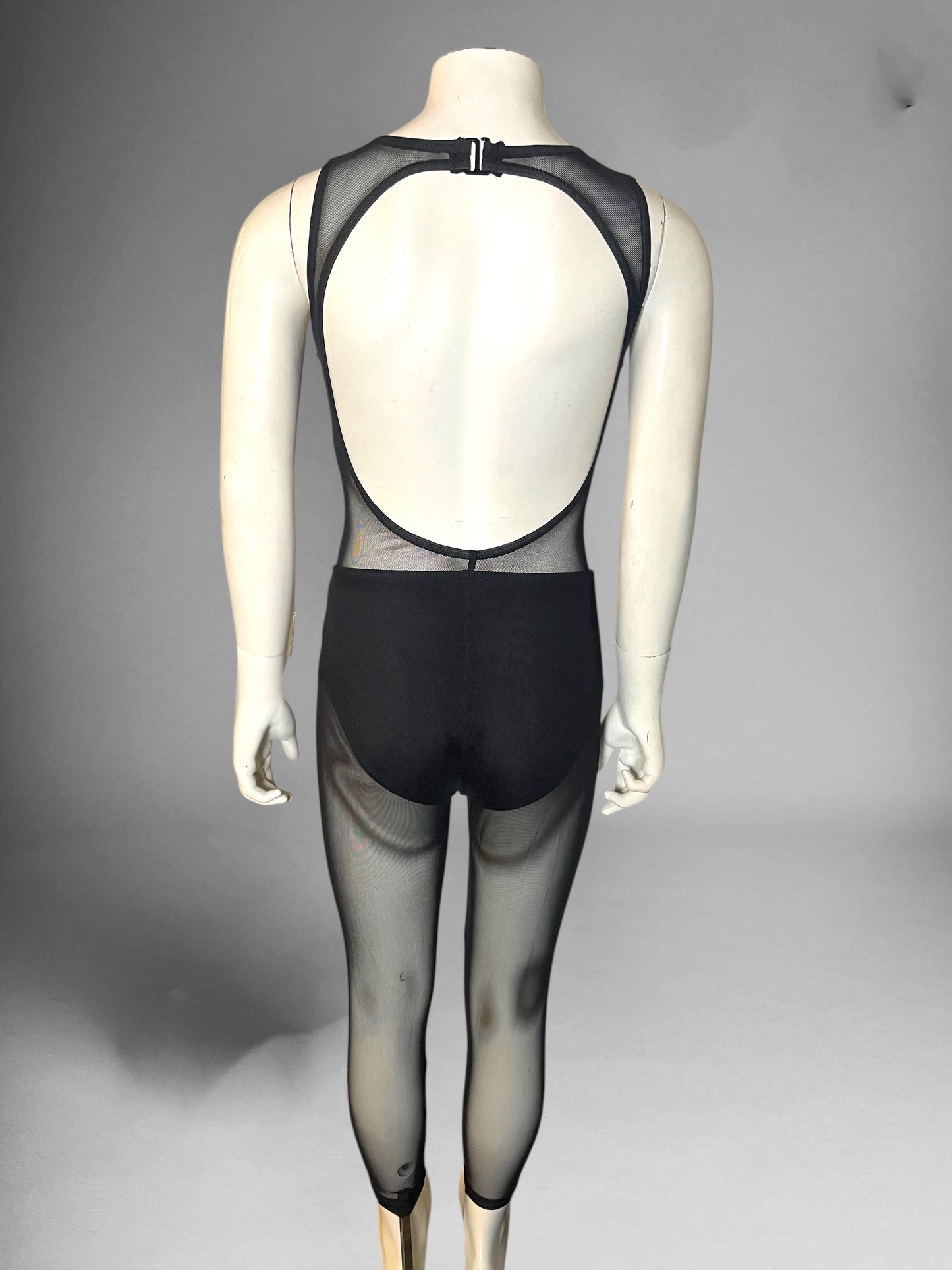 OPEN BACK MESH UNITARD-11422