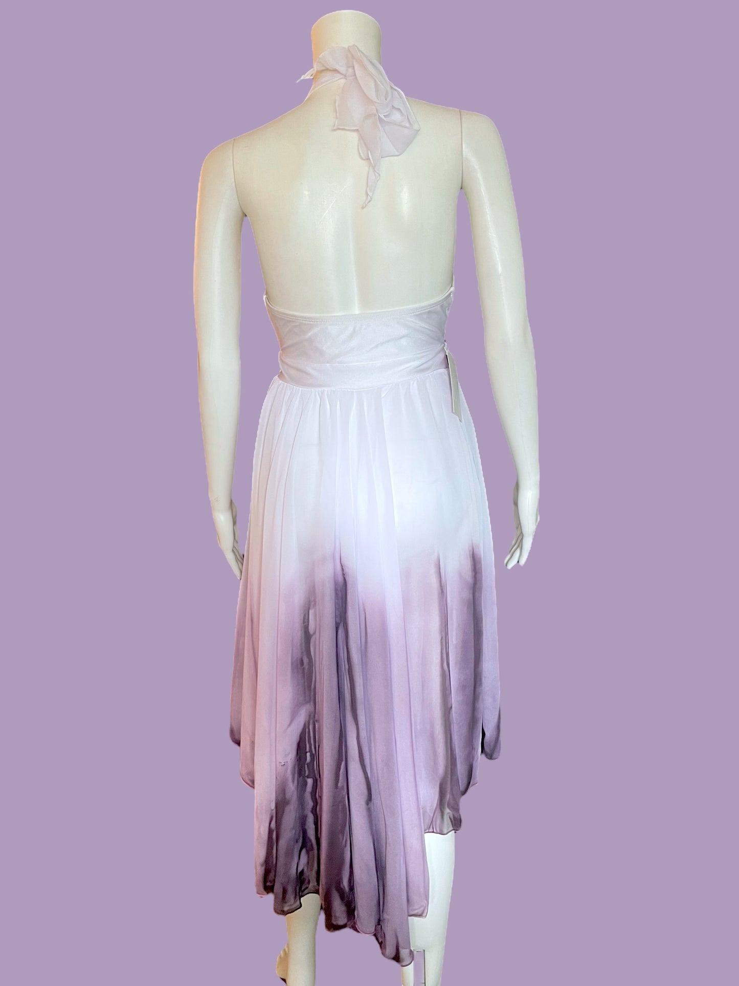 HAND PAINTED HIGH-LOW DRESS-WC202
