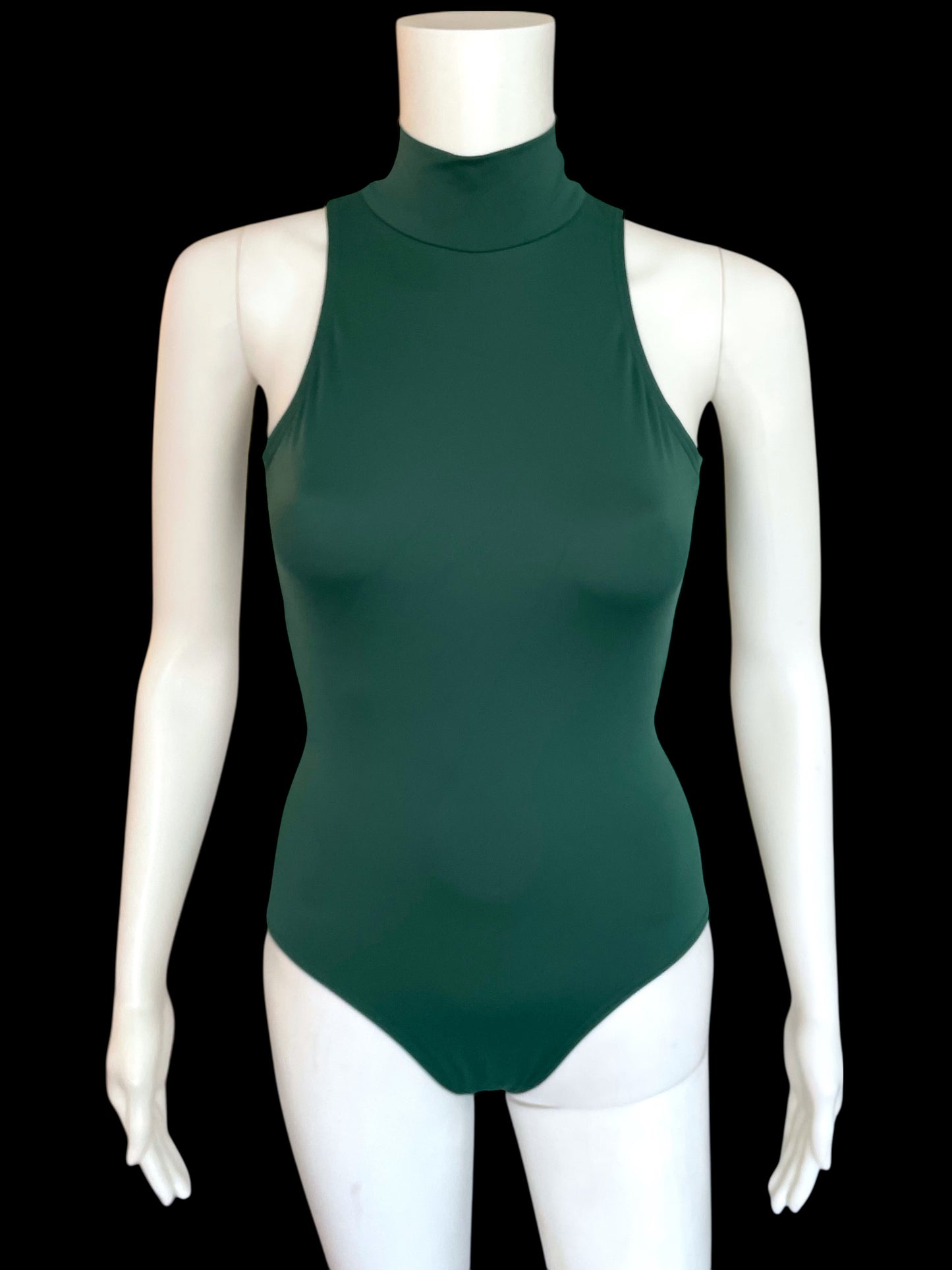 MOCK NECK BACK CUTOUT LEOTARD- MT10062