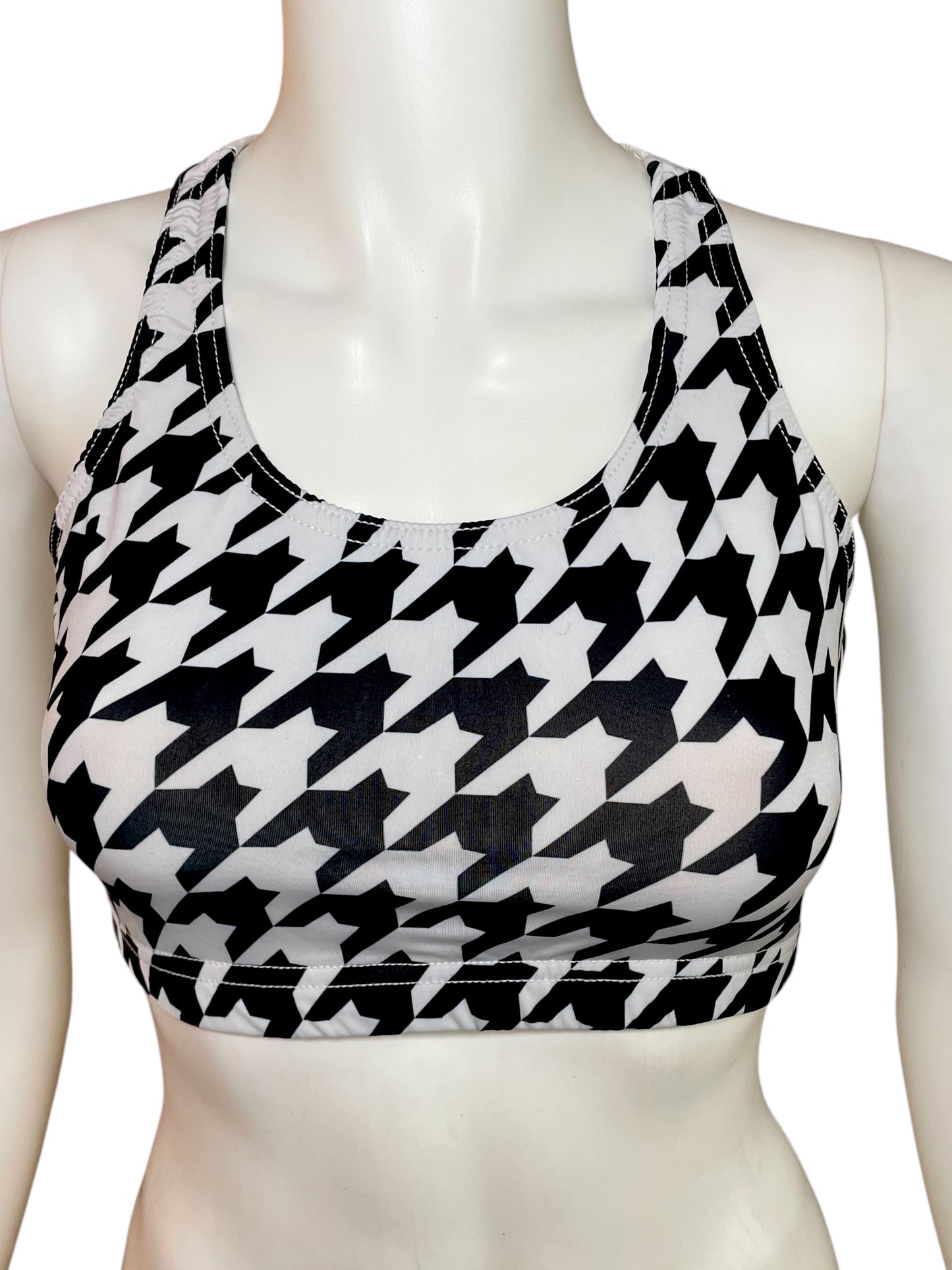 HOUNDSTOOTH CROP TOP