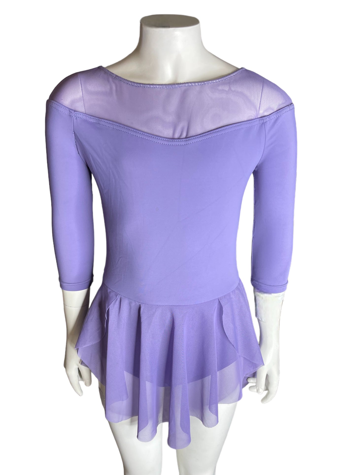 BOAT NECK BALLET DRESS-10691