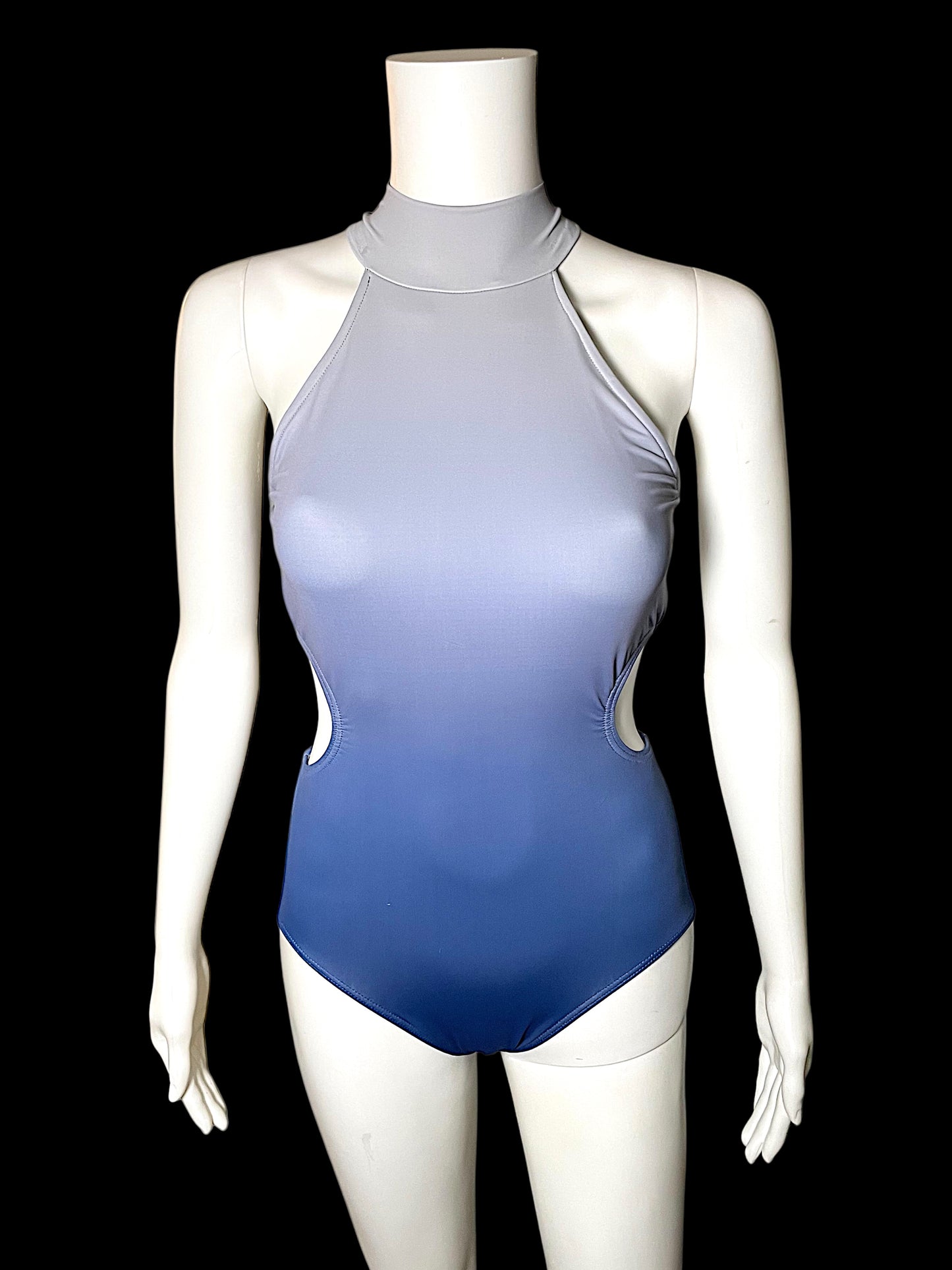 OMBRE CUTOUT SLEEVELESS LEOTARD