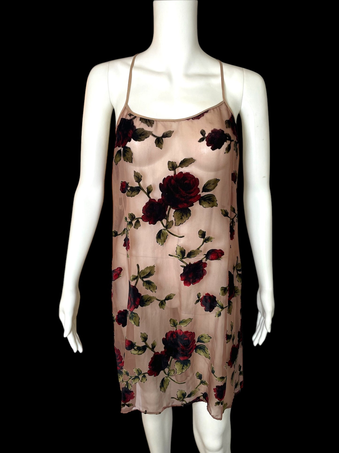 VELVET FLORAL SHEATH DRESS
