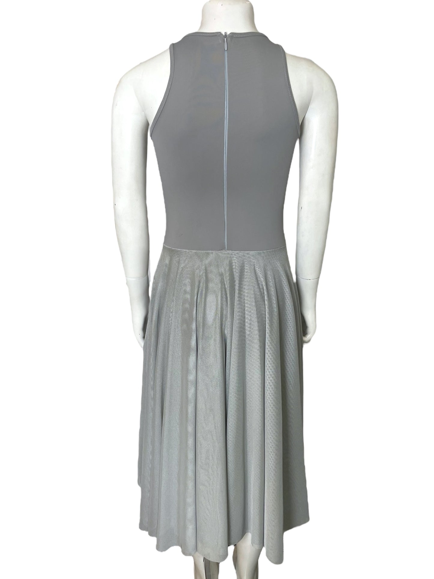 CUSTOM SILVER LYRICAL DRESS