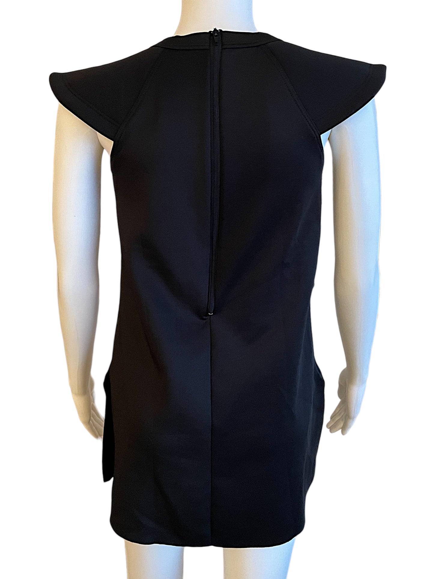 EXAGGERATED SHOULDER DRESS-D12213