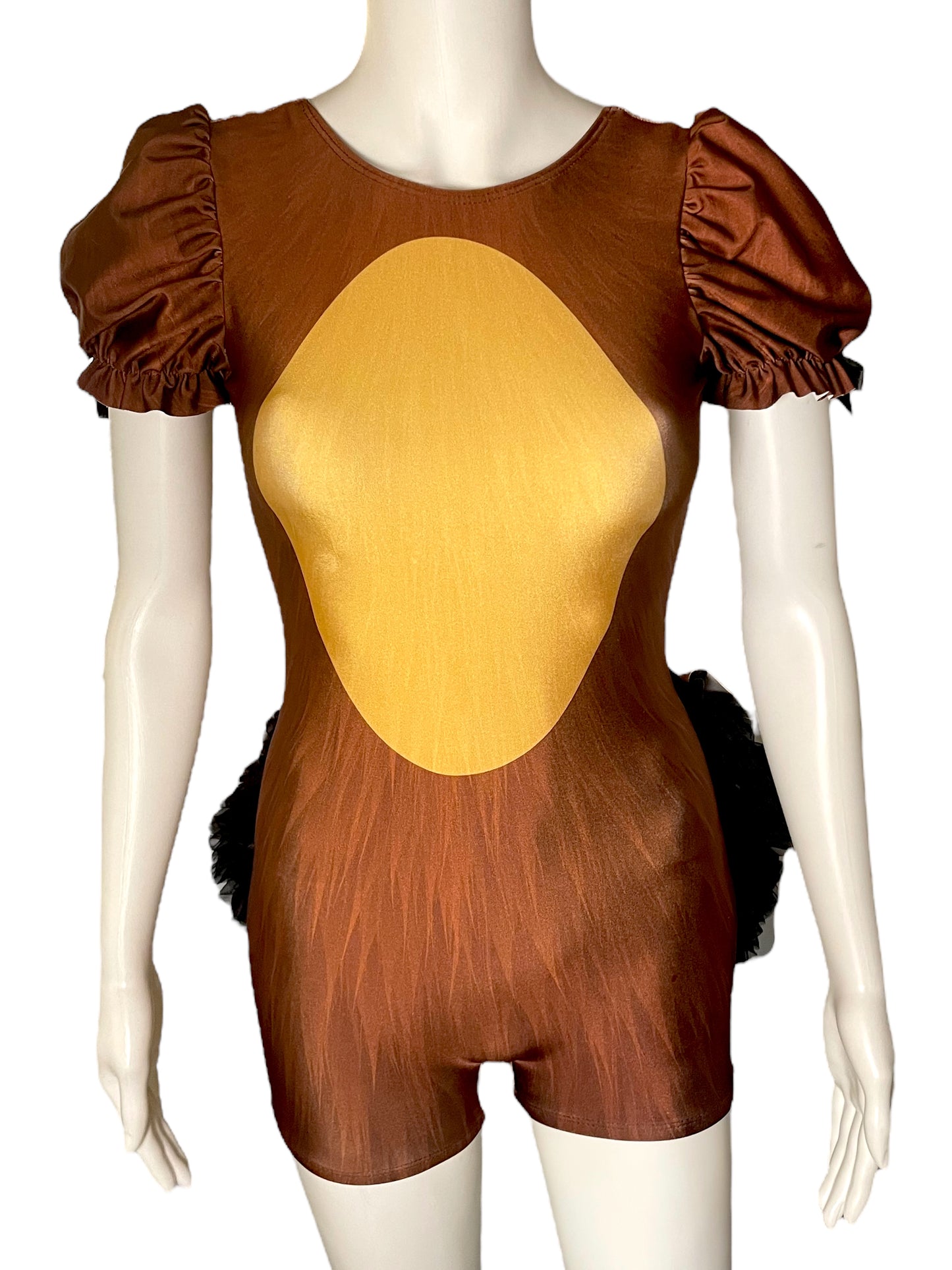 CUSTOM SQUIRREL BIKETARD with PETTIBUSTLE and TOP SKIRT