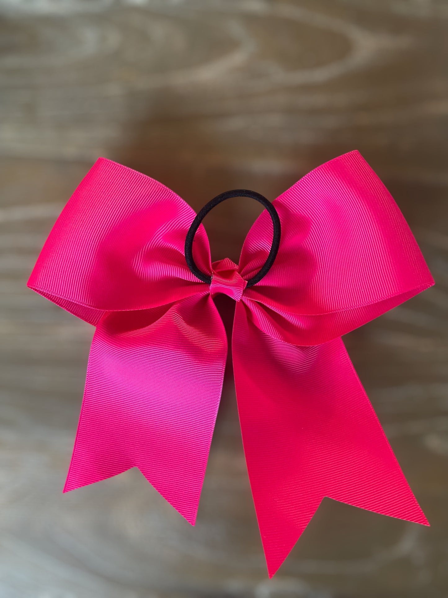 Lot of 10 pieces- HOT PINK HAIR BOW WITH ATTACHED ELASTIC
