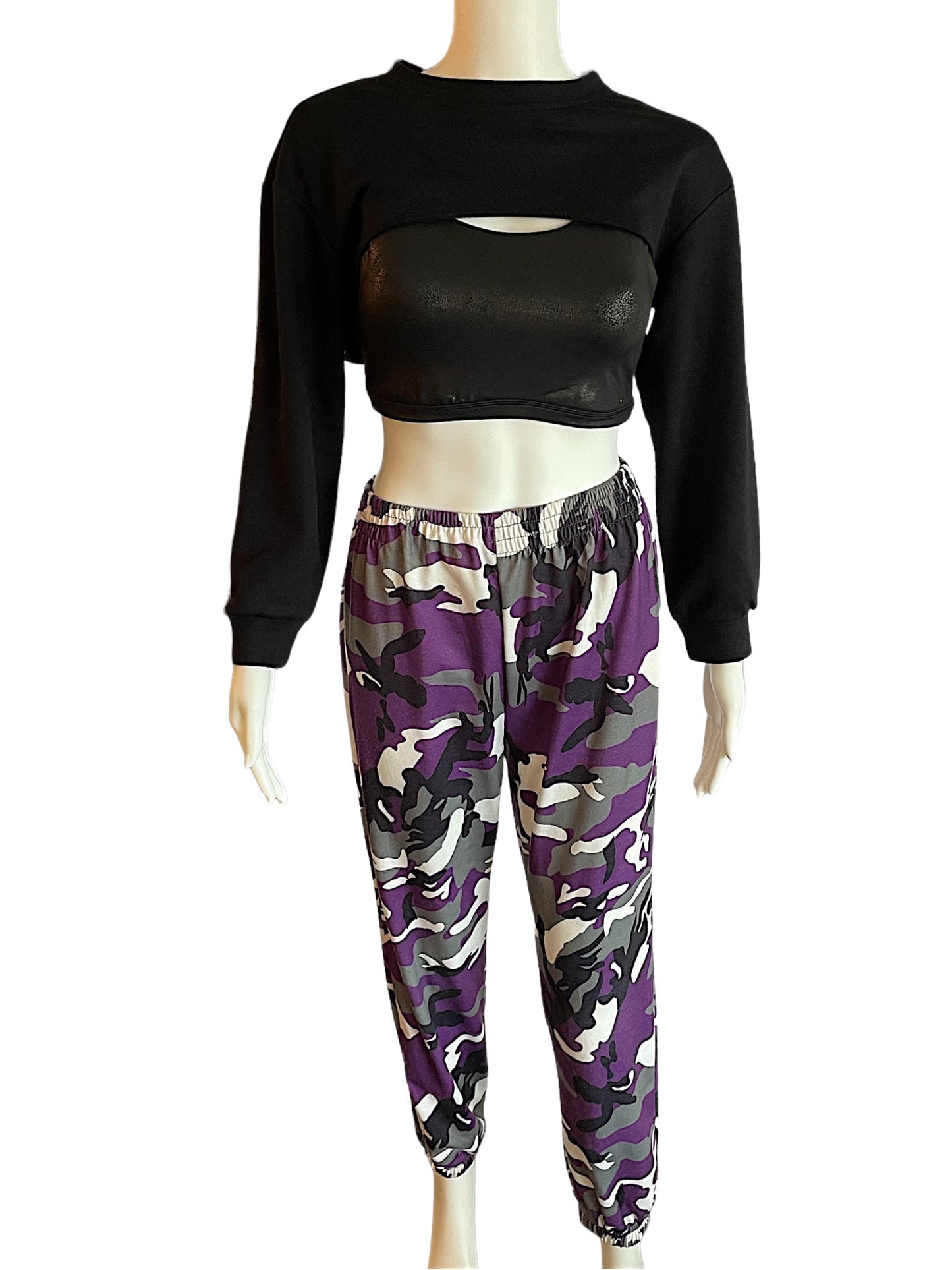 PURPLE CAMO HIP HOP