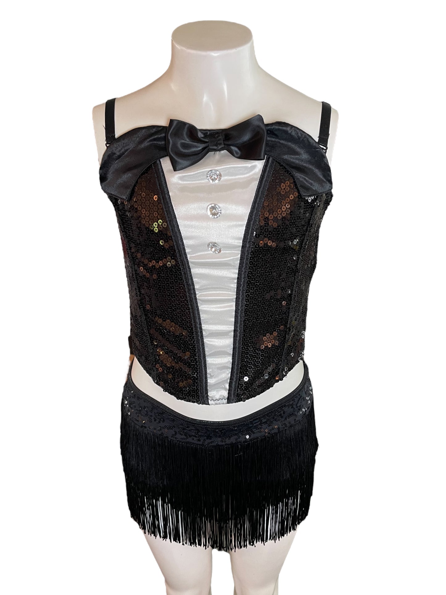 TUXEDO BUSTIER-TJ03