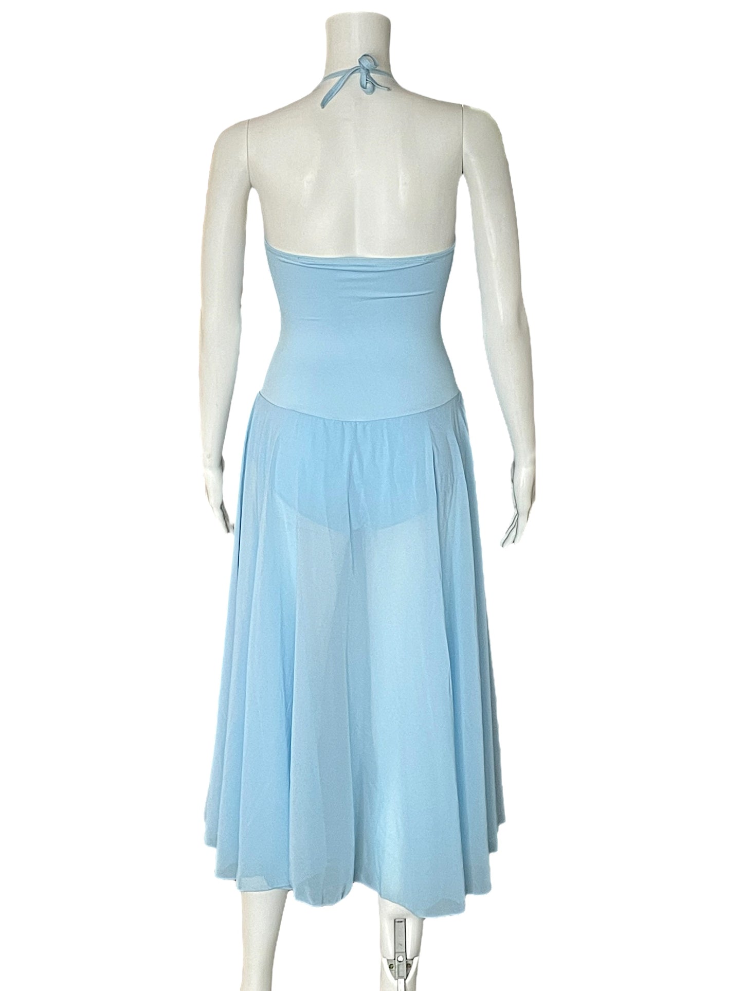 BLUE LYRICAL DRESS-p705