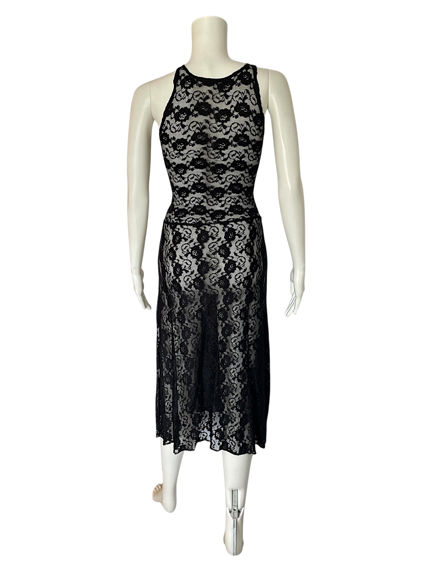 CUSTOM BLACK LACE DRESS