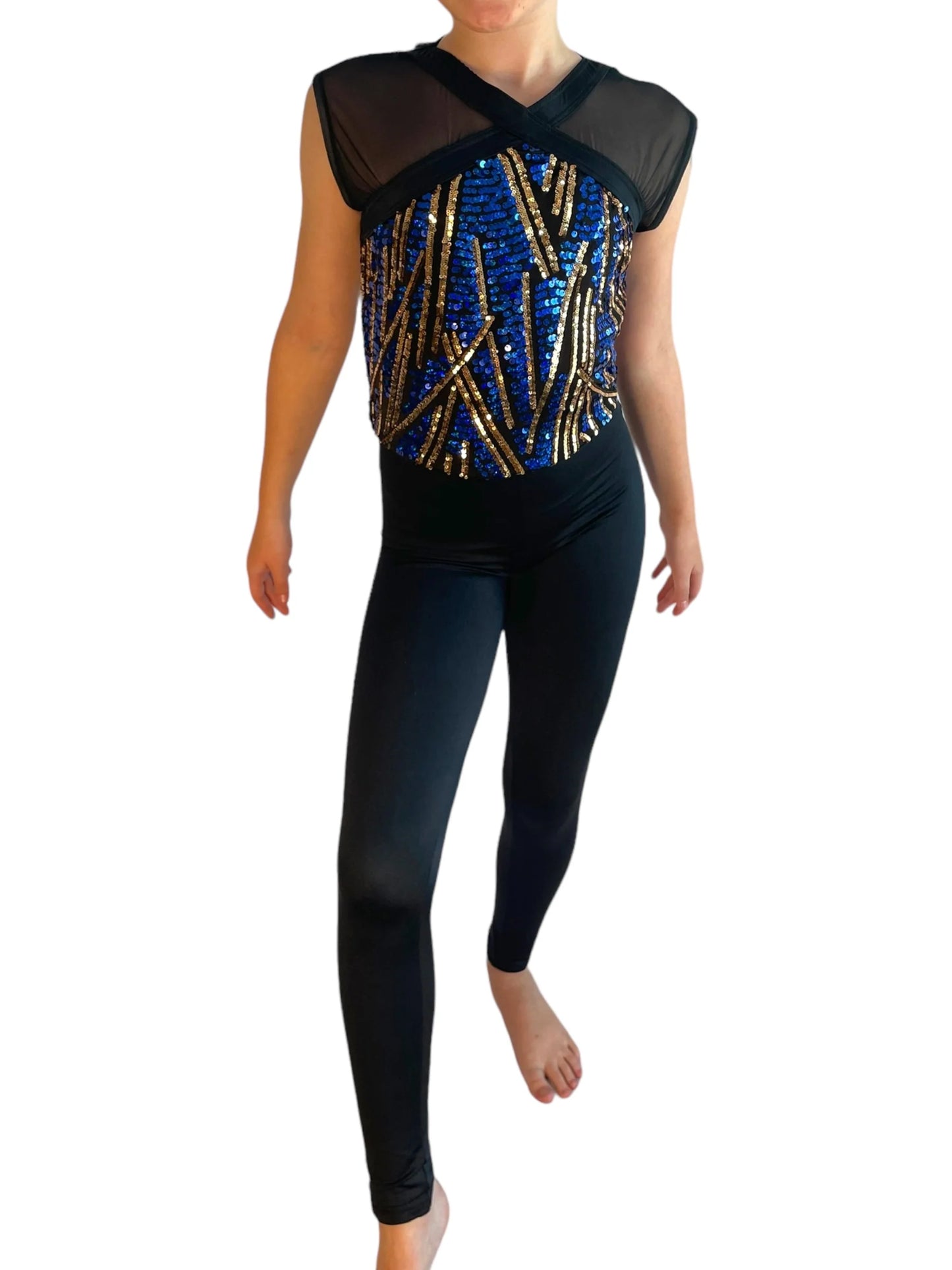 HERE Gamma Ray Sequin Spandex Unitard | The Dance Rack