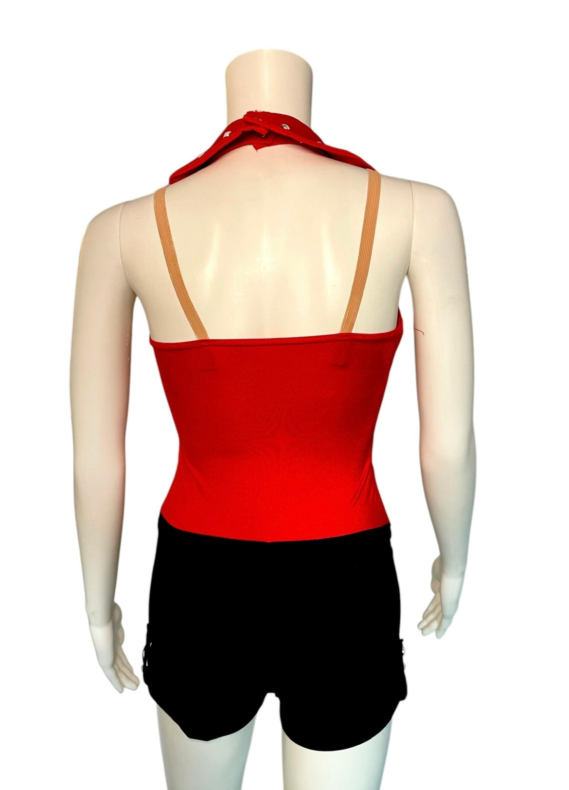 KELLE BLACK/RED BIKETARD