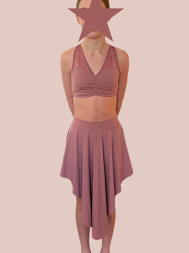 KELLE MESH TOP AND SKIRT