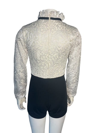 HIGH NECK LACE BIKETARD