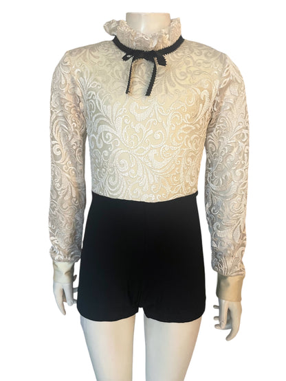 HIGH NECK LACE BIKETARD