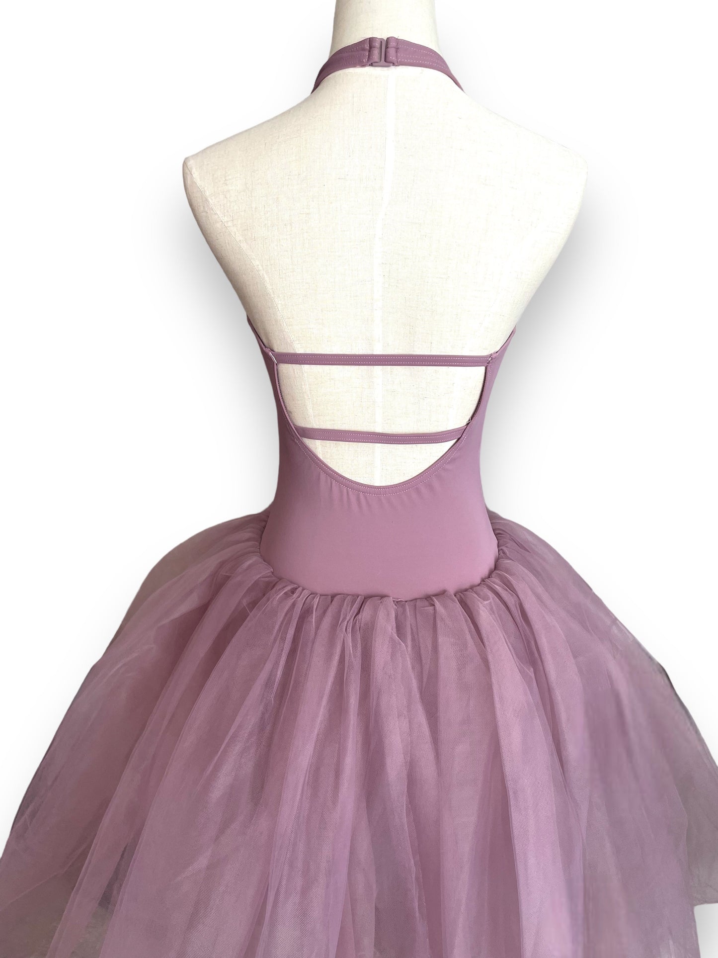 ROMANTIC BALLET HALTER DRESS