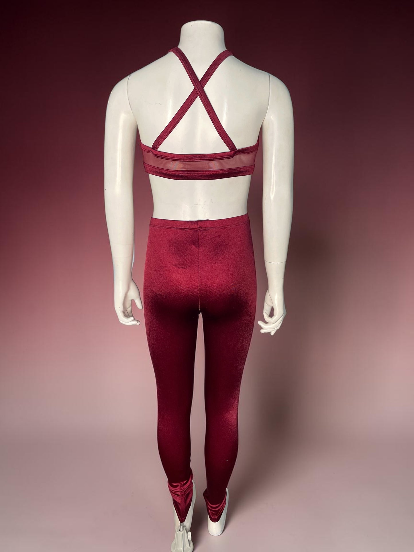 DOUBLE PLATINUM TWO PIECE WITH RHINESTONES