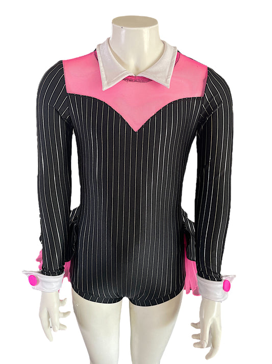 SASSY PINSTRIPE LEOTARD