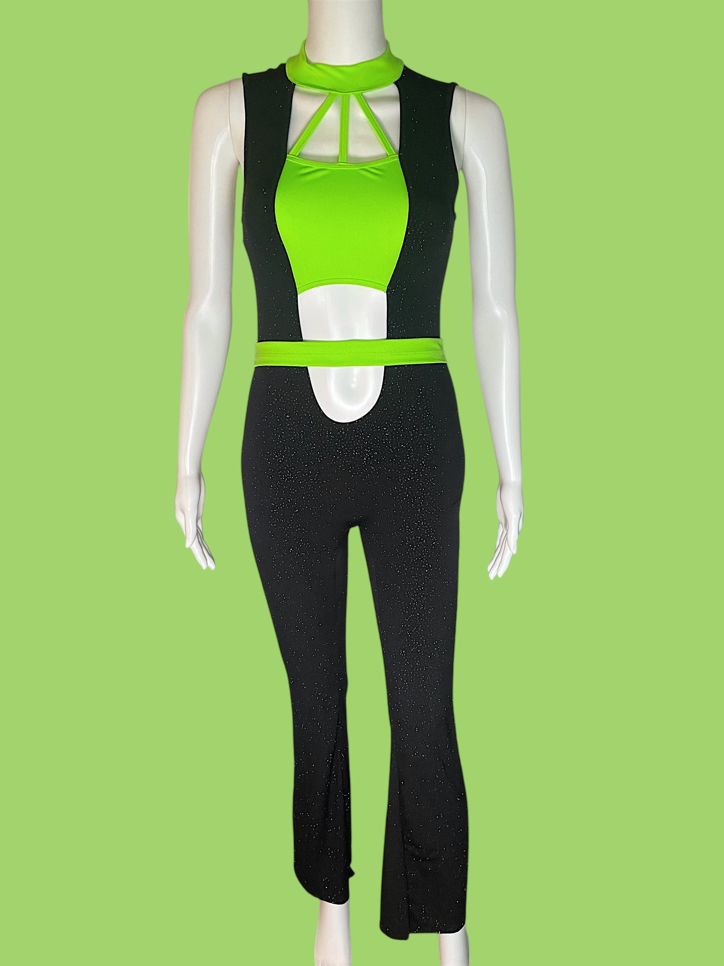 CUSTOM NEON SPARKLE UNITARD
