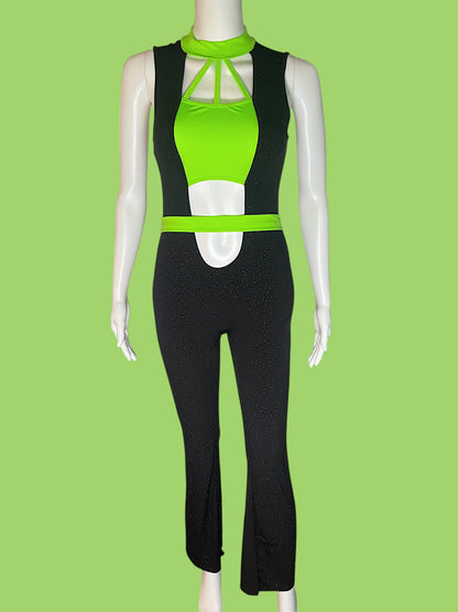 CUSTOM NEON SPARKLE UNITARD
