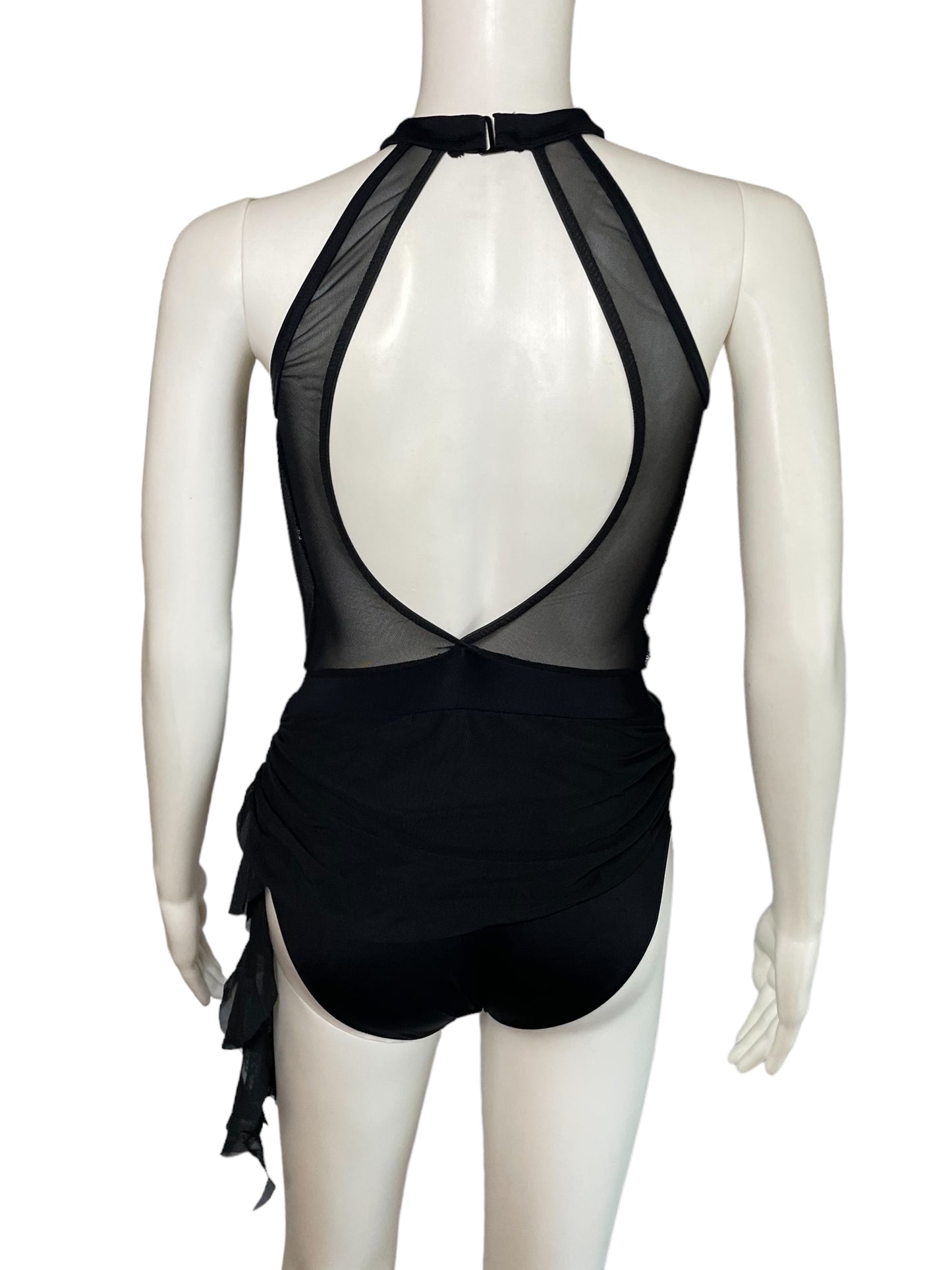 CASCADING RUFFLE LEOTARD-NV12296