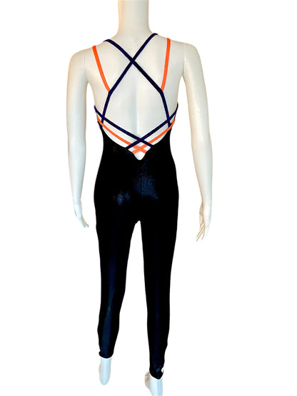 NEON STRAPPY UNITARD