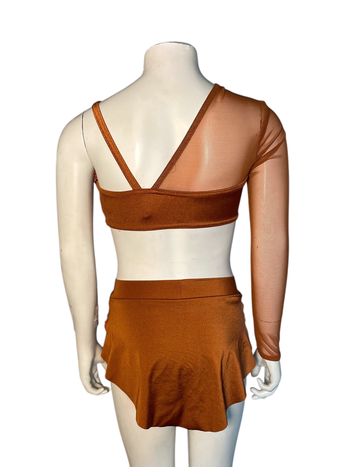 BURNT ORANGE KELLE TWO PIECE