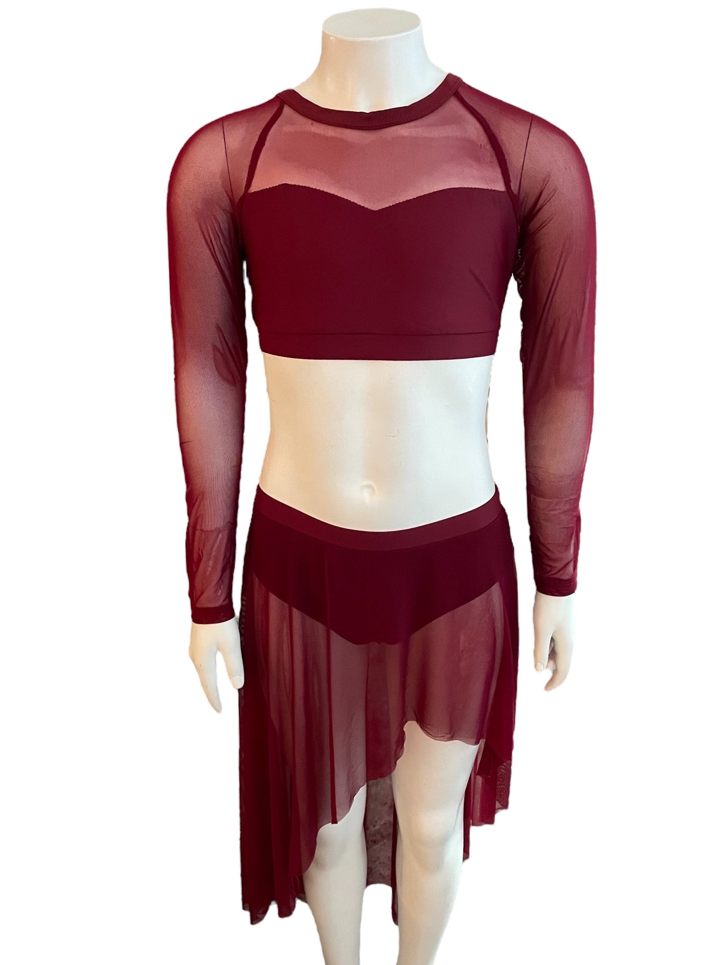 MAROON TWO PIECE