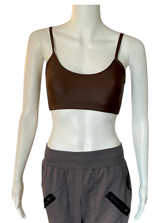 DARK BROWN BRA TOP