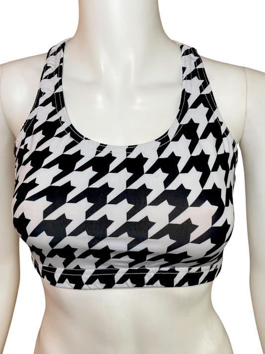HOUNDSTOOTH CROP TOP
