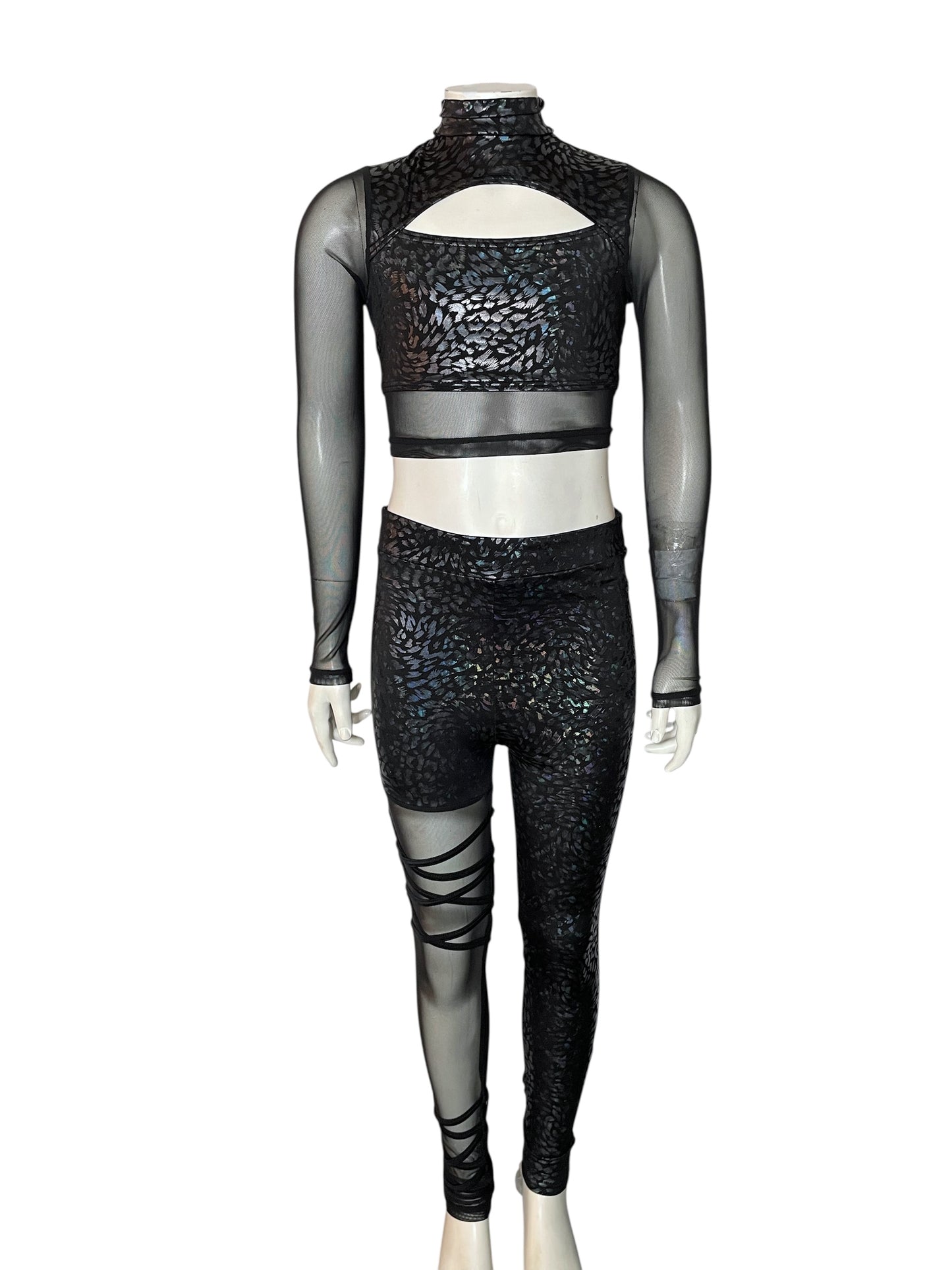 METALLIC LEOPARD SET-NV11835