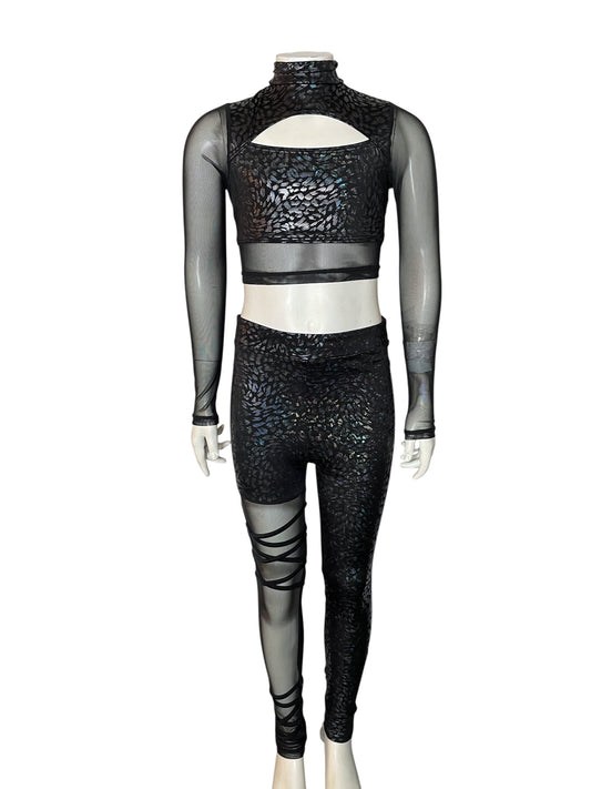 METALLIC LEOPARD SET-NV11835