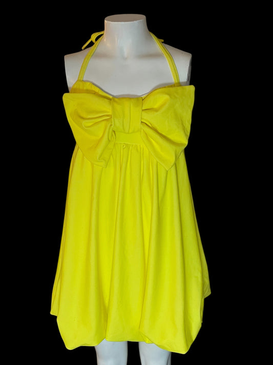 OVERSIZED BOW BUBBLE DRESS