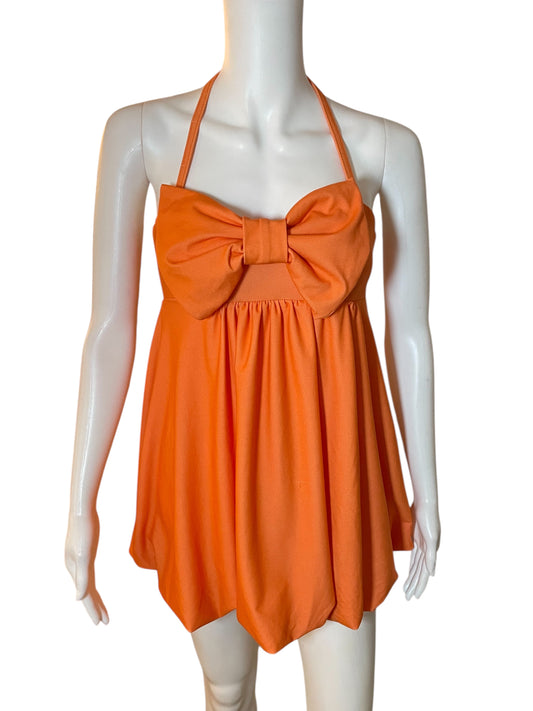 OVERSIZED BOW BUBBLE DRESS