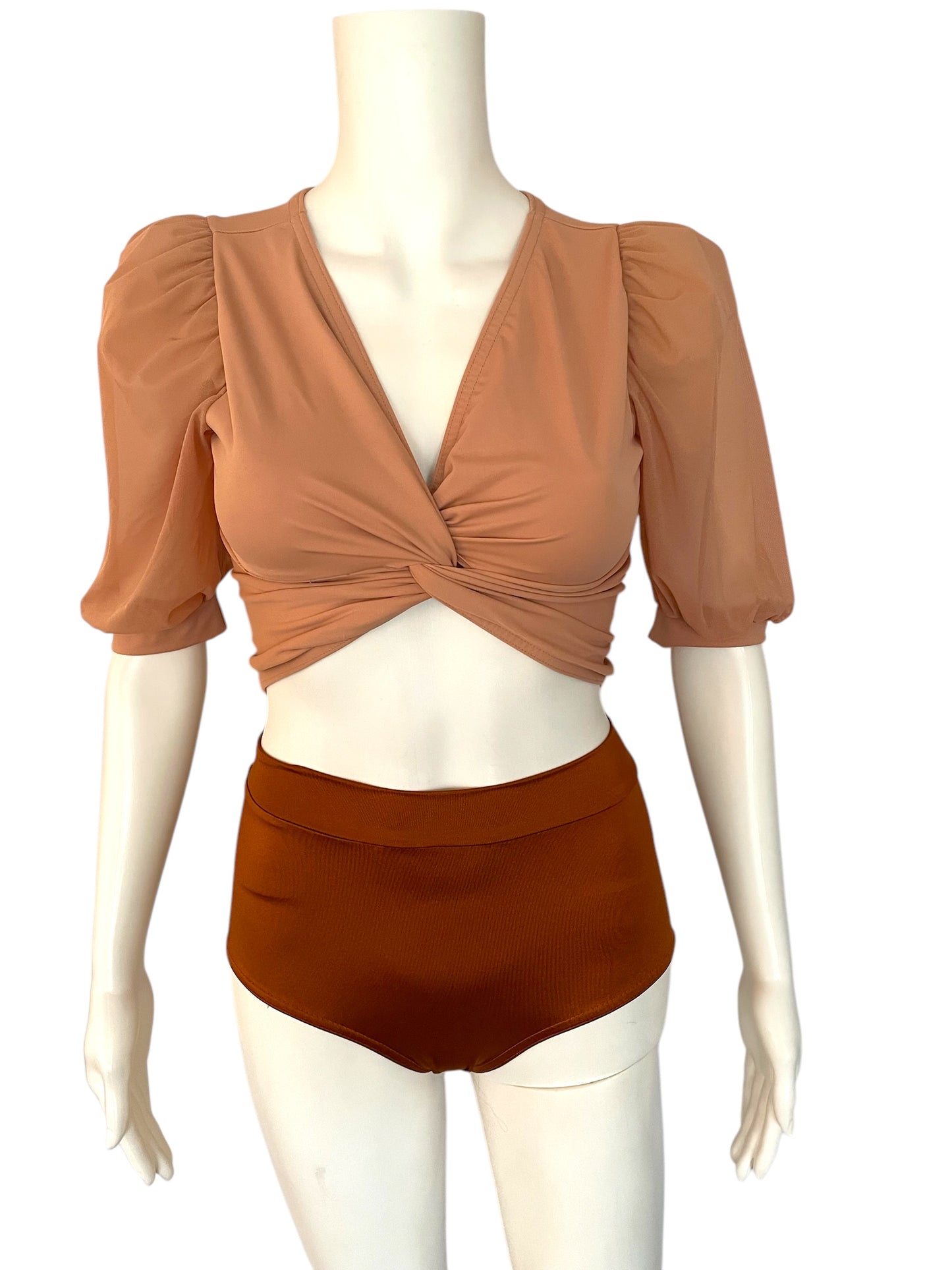 SHADES of EMOTION TOP, COPPER SKIRT and BRIEF