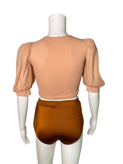 SHADES of EMOTION TOP, COPPER SKIRT and BRIEF