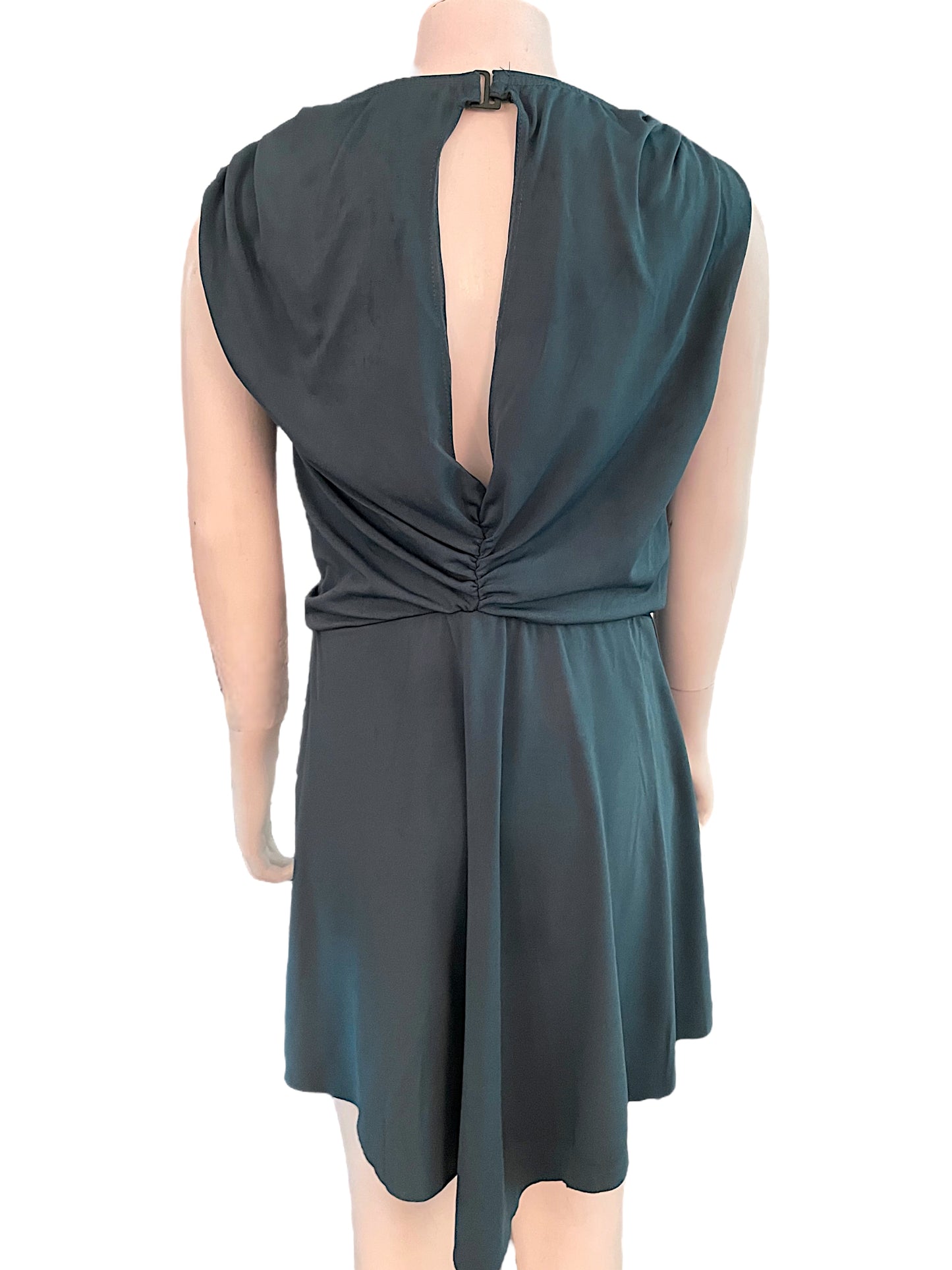 RUCHED MATTE JERSEY DRESS-D12795