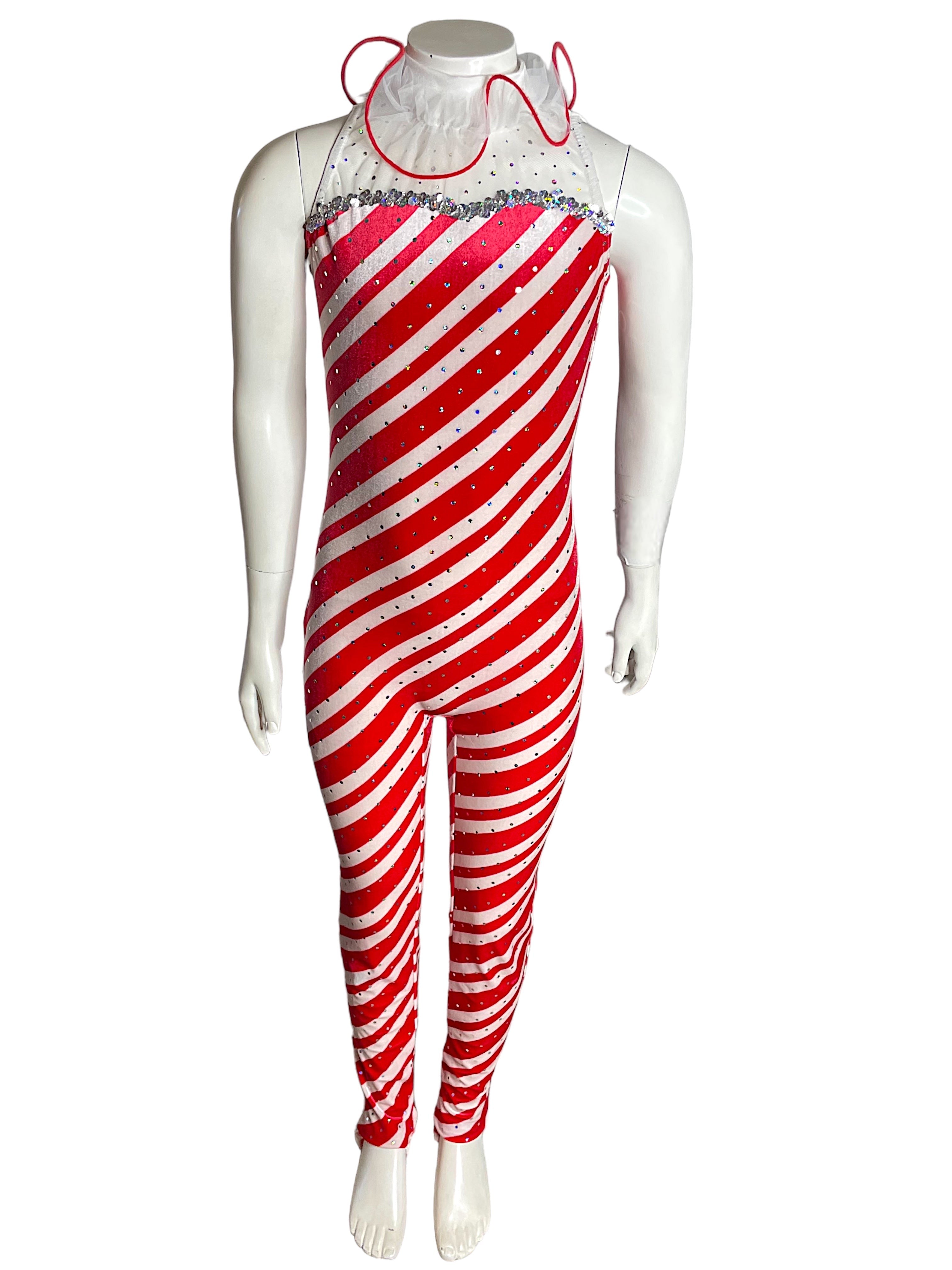 CANDY CANE UNITARD