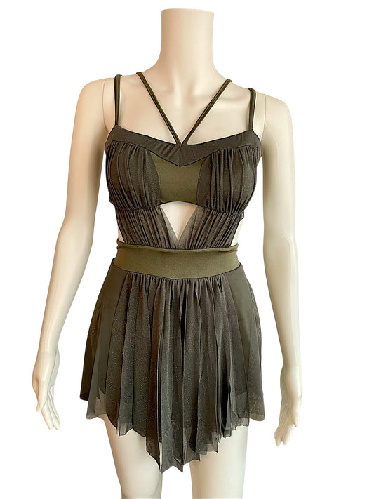 KELLE GREEN MESH DRESS