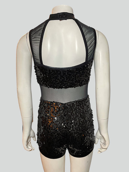 ULTRA SPARKLE MESH BIKETARD-13859