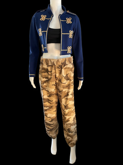 CROPPED MARCHING JACKET